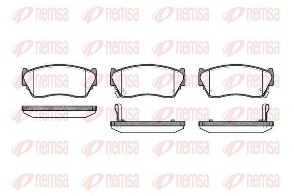 REMSA 0364.02 Brake Pad Set, disc brake