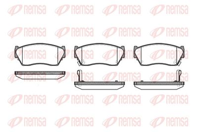 Brake Pad Set, disc brake REMSA 0364.02