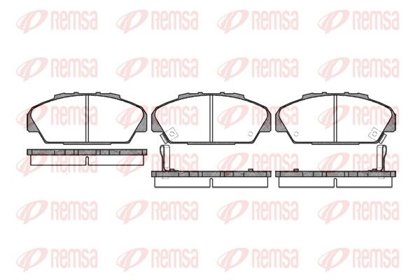 REMSA 0371.02 Brake Pad Set, disc brake