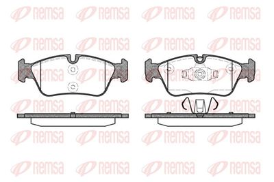 Brake Pad Set, disc brake REMSA 0384.60