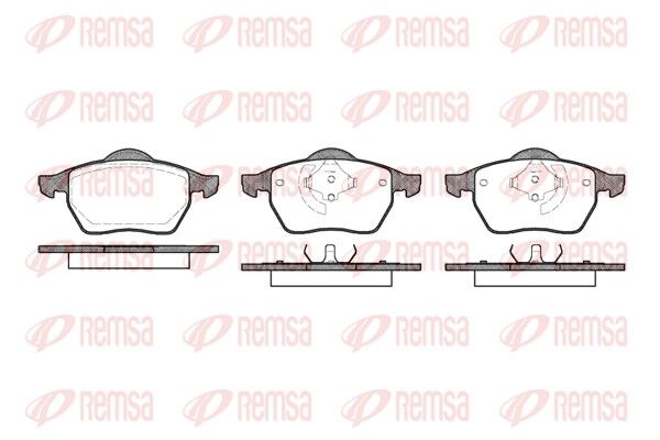 REMSA 0390.40 Brake Pad Set, disc brake