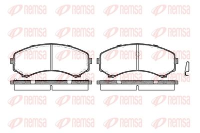 Brake Pad Set, disc brake REMSA 0396.00