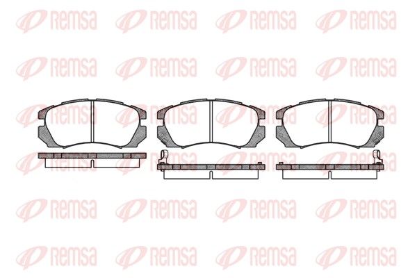 REMSA 0403.02 Brake Pad Set, disc brake