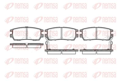 Brake Pad Set, disc brake REMSA 0405.02