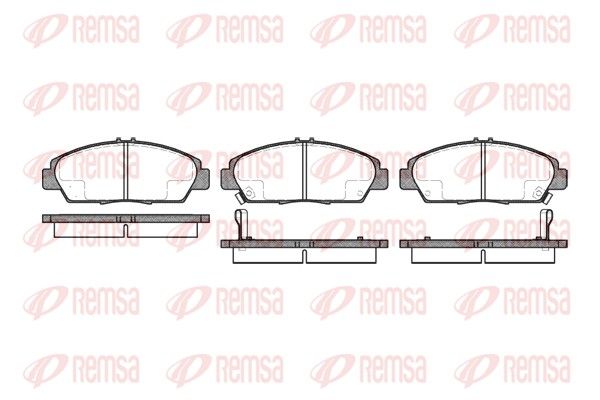 REMSA 0406.02 Brake Pad Set, disc brake