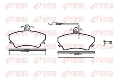 Brake Pad Set, disc brake REMSA 0409.12