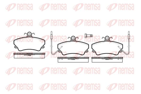 REMSA 0409.02 Brake Pad Set, disc brake