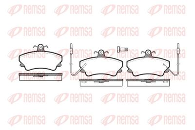 Brake Pad Set, disc brake REMSA 0409.02