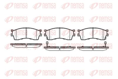 Brake Pad Set, disc brake REMSA 0415.32
