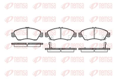 Brake Pad Set, disc brake REMSA 0419.02
