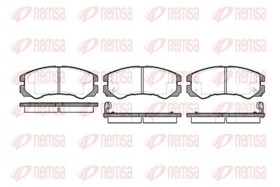 Brake Pad Set, disc brake REMSA 0425.02