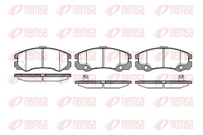 Brake Pad Set, disc brake REMSA 0425.32