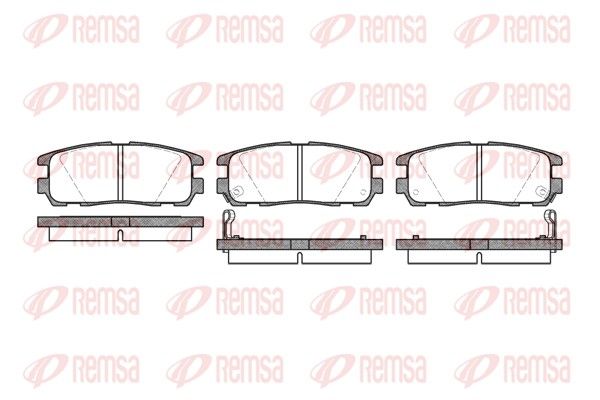 REMSA 0426.02 Brake Pad Set, disc brake