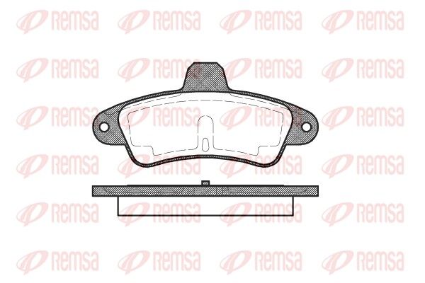 REMSA 0433.00 Brake Pad Set, disc brake