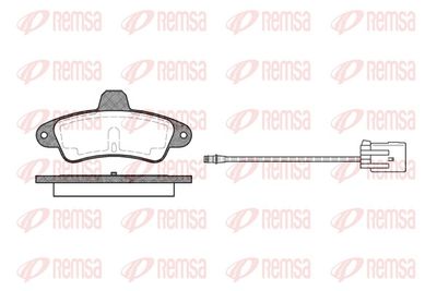 Brake Pad Set, disc brake REMSA 0433.02