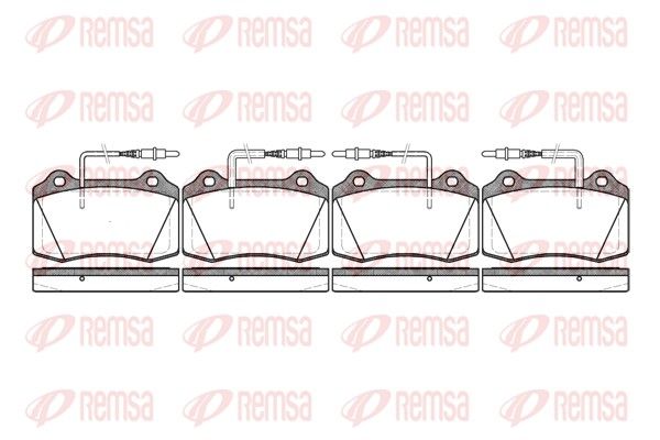 REMSA 0434.14 Brake Pad Set, disc brake