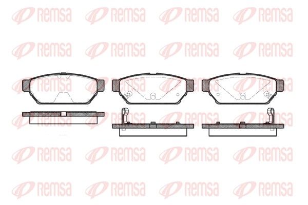 REMSA 0440.02 Brake Pad Set, disc brake