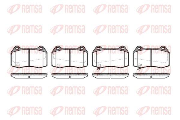 REMSA 0441.32 Brake Pad Set, disc brake