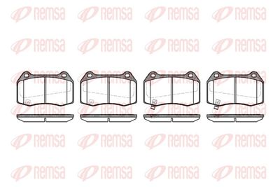 Brake Pad Set, disc brake REMSA 0441.32