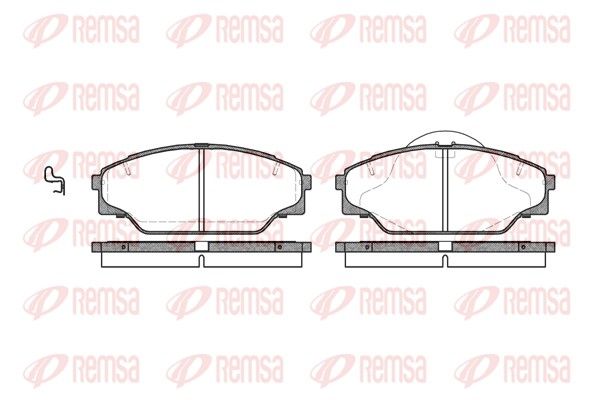 REMSA 0442.04 Brake Pad Set, disc brake