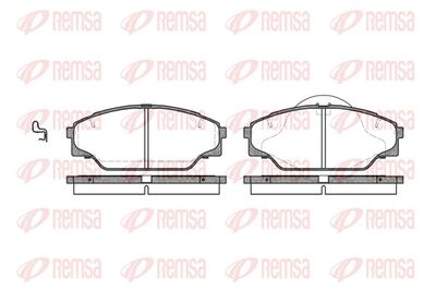 Brake Pad Set, disc brake REMSA 0442.04