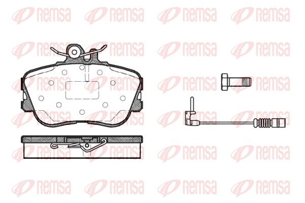 REMSA 0445.02 Brake Pad Set, disc brake