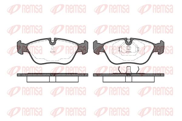 REMSA 0446.00 Brake Pad Set, disc brake
