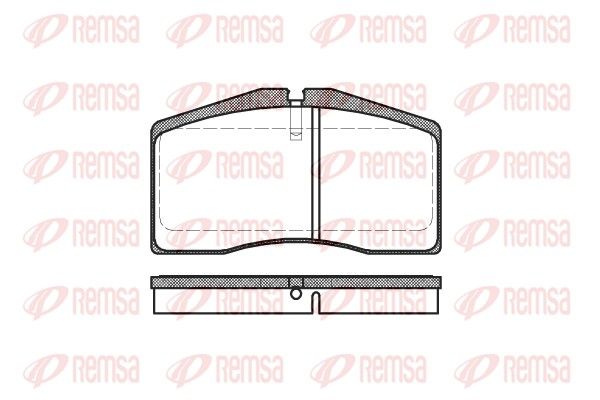 REMSA 0448.00 Brake Pad Set, disc brake