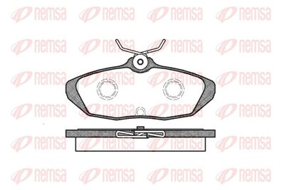 Brake Pad Set, disc brake REMSA 0451.00