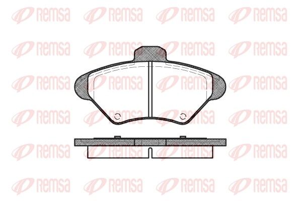 REMSA 0452.00 Brake Pad Set, disc brake