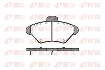 Brake Pad Set, disc brake REMSA 0452.00