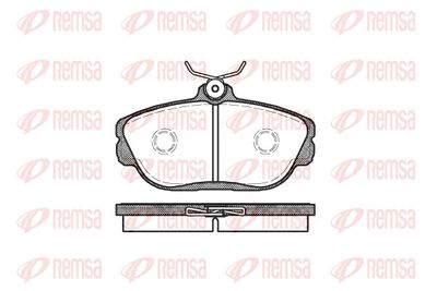 Brake Pad Set, disc brake REMSA 0453.00