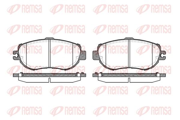 REMSA 0456.00 Brake Pad Set, disc brake