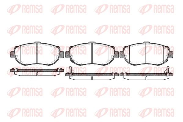 REMSA 0456.02 Brake Pad Set, disc brake