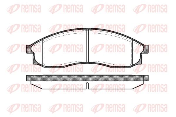 REMSA 0469.00 Brake Pad Set, disc brake