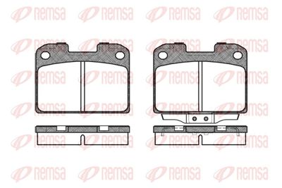 Brake Pad Set, disc brake REMSA 0476.00