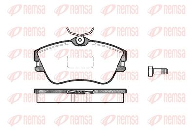 Brake Pad Set, disc brake REMSA 0480.00