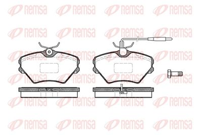 Brake Pad Set, disc brake REMSA 0485.02