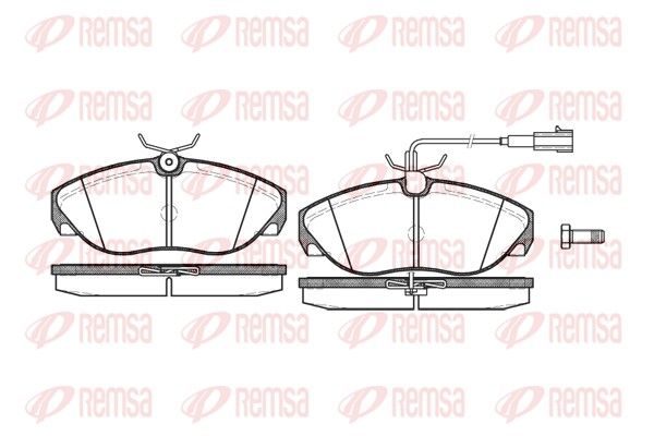 REMSA 0486.11 Brake Pad Set, disc brake
