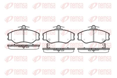 Brake Pad Set, disc brake REMSA 0494.02