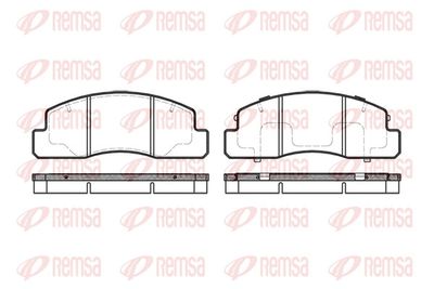 Brake Pad Set, disc brake REMSA 0495.00