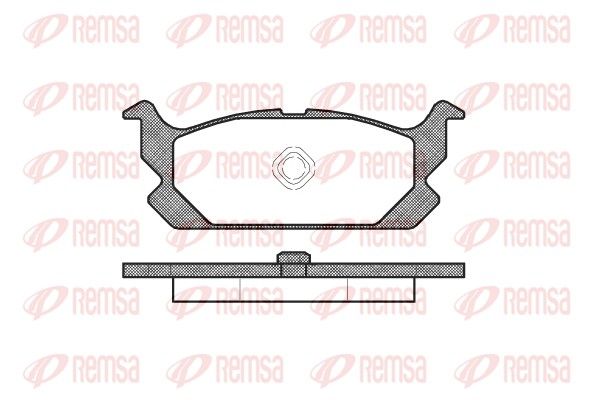 REMSA 0503.00 Brake Pad Set, disc brake