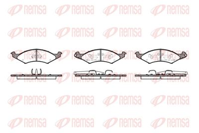 Brake Pad Set, disc brake REMSA 0535.00