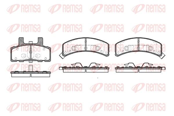 REMSA 0552.32 Brake Pad Set, disc brake