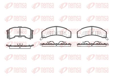 Brake Pad Set, disc brake REMSA 0559.00