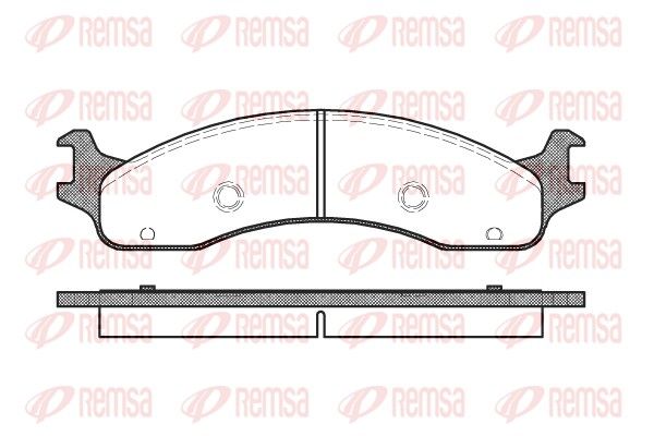 REMSA 0573.00 Brake Pad Set, disc brake