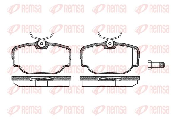 REMSA 0577.00 Brake Pad Set, disc brake