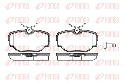 Brake Pad Set, disc brake REMSA 0577.00