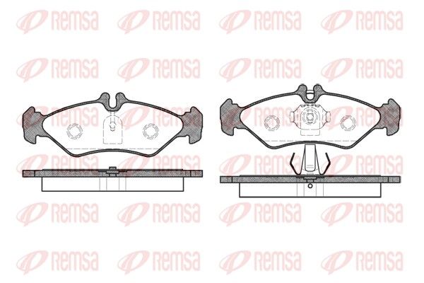REMSA 0579.00 Brake Pad Set, disc brake