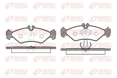 Brake Pad Set, disc brake REMSA 0579.00